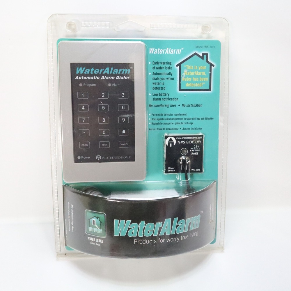 New Water Alarm Automatic Alarm Dialer WA-700‎ No Installation Protected Home